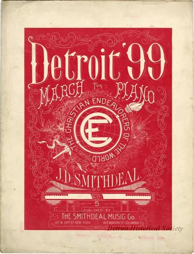 Music, Sheet - Detroit '99