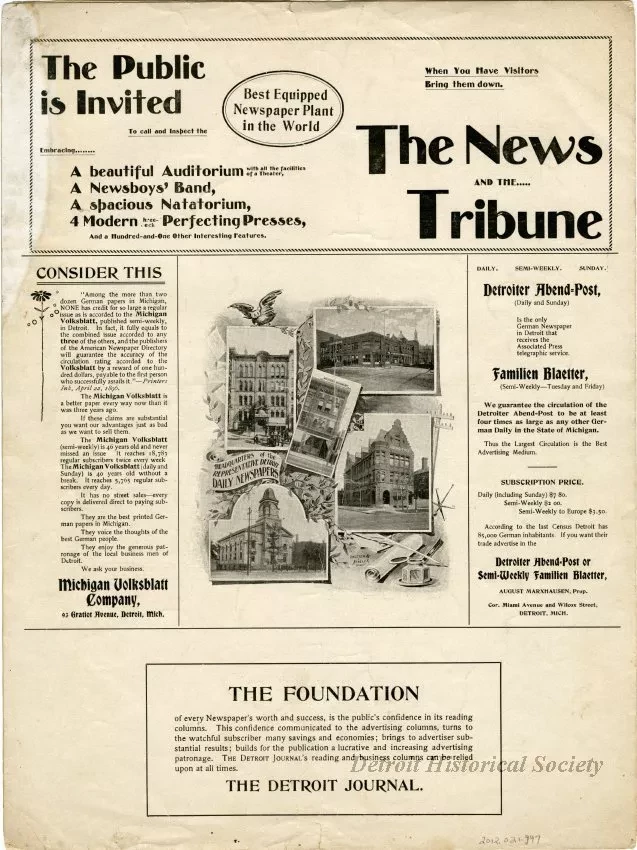 Music, Sheet - Detroit