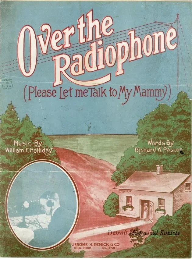 Music, Sheet - Over the Radiophone (Please Let Me Talk to My Mammy)
