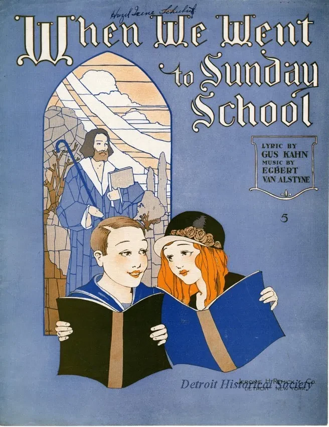 Music, Sheet - When We Went to Sunday School