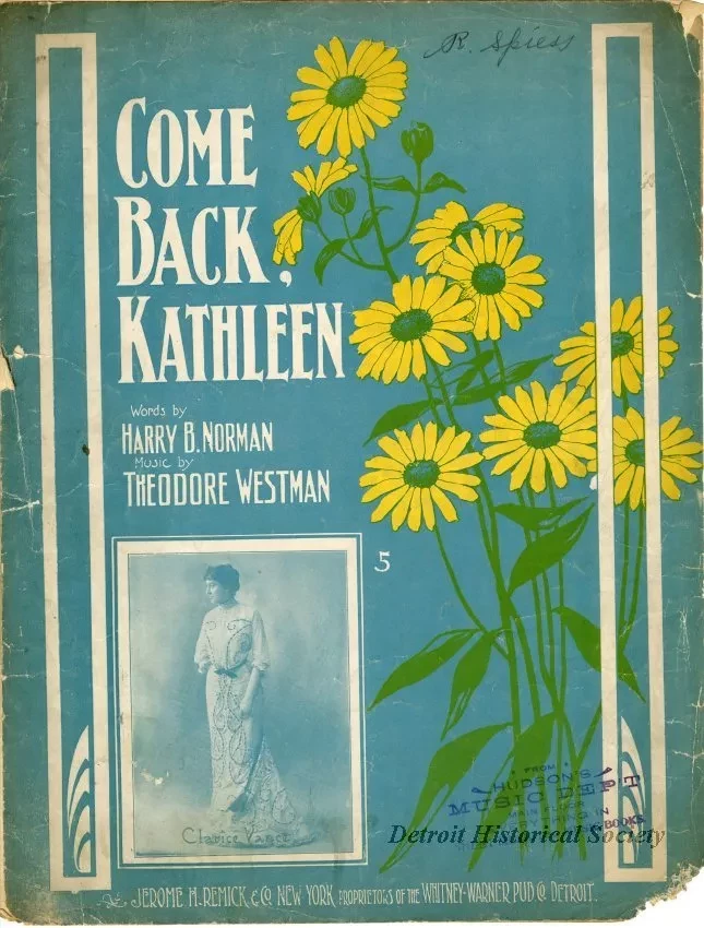 Music, Sheet - Come Back, Kathleen