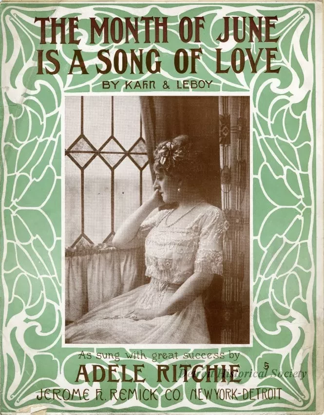 Music, Sheet - The Month of June is a Song of Love