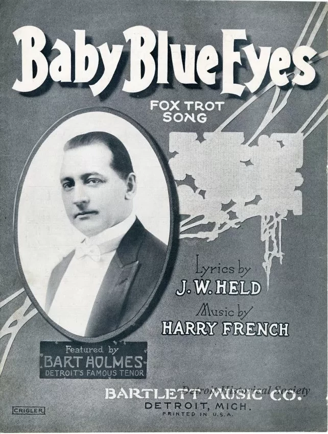 Music, Sheet - Baby Blue Eyes