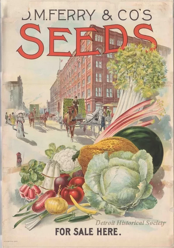 Poster - D. M. Ferry & Co.'s Seeds