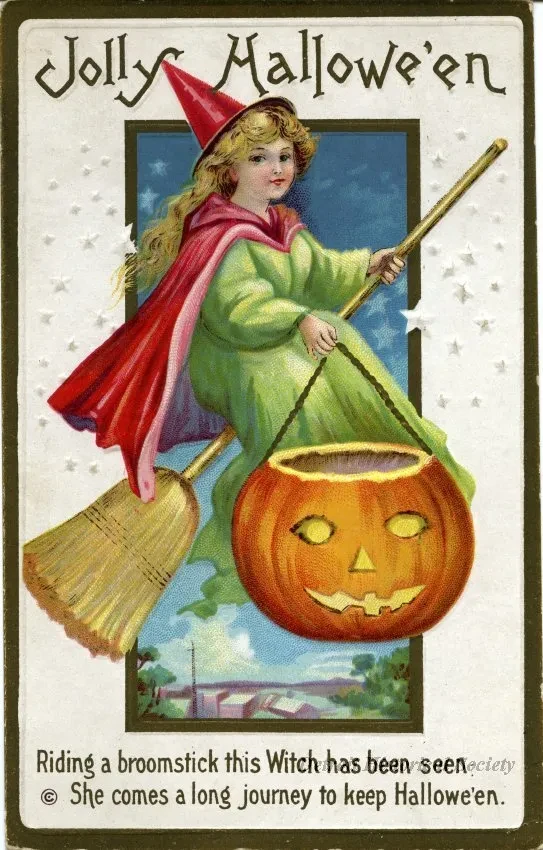 Postcard - Jolly Hallowe'en