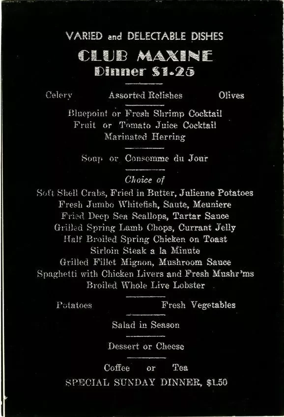 Menu - The Smart Thing To Do