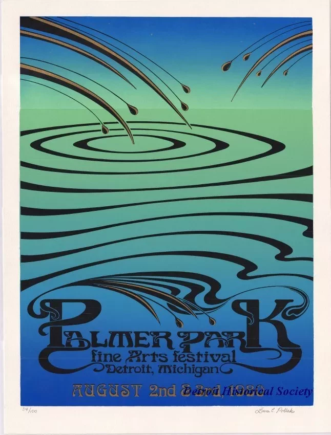 Poster - Palmer Park Fine Arts Festival,
Detroit, Michigan