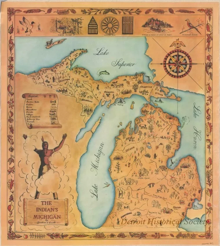 Map - The Indian's Michigan