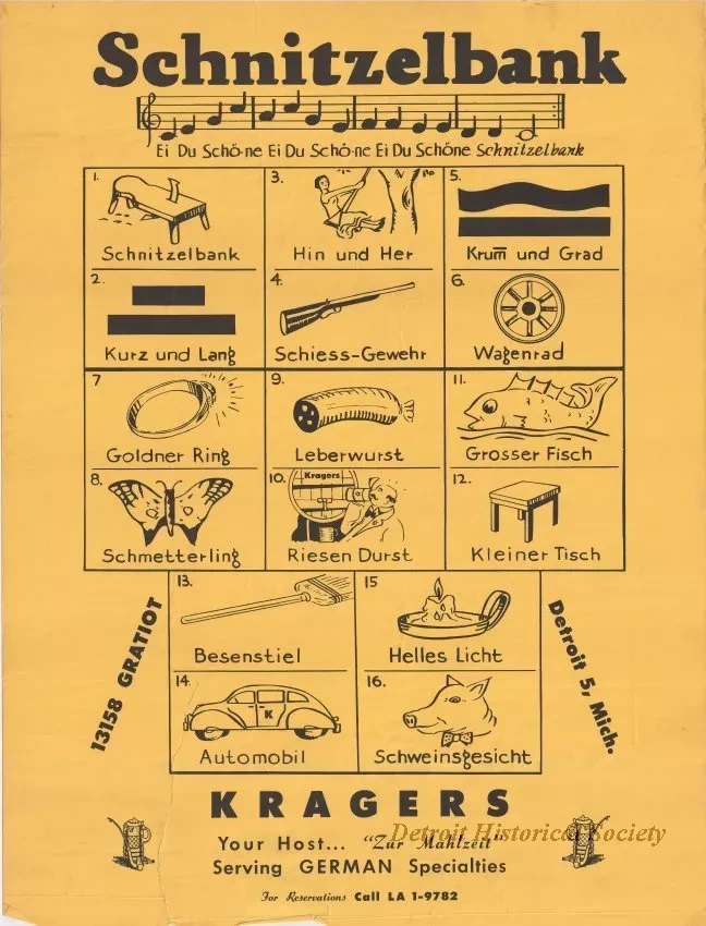 Poster - Schnitzelbank