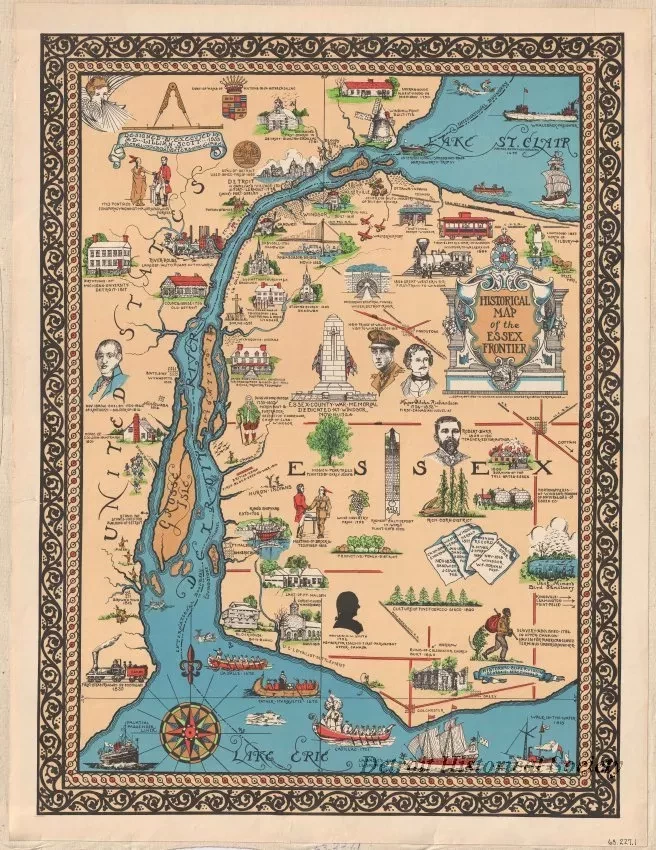 Map - Historical Map of the Essex Frontier