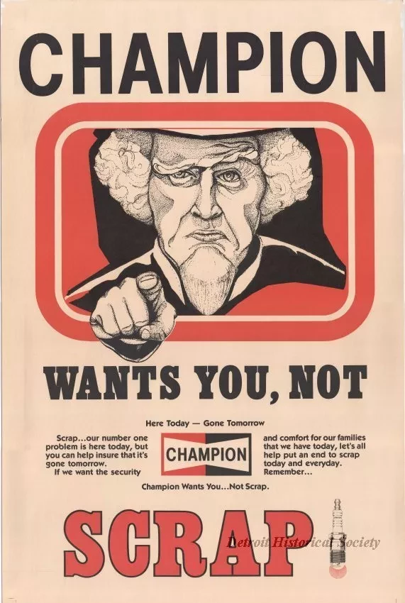 Poster - Champion Wants You, Not Scrap