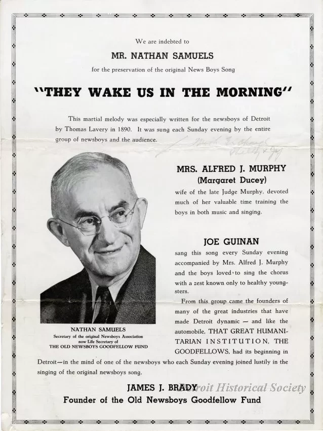 Music, Sheet - They Wake Us in the Morning