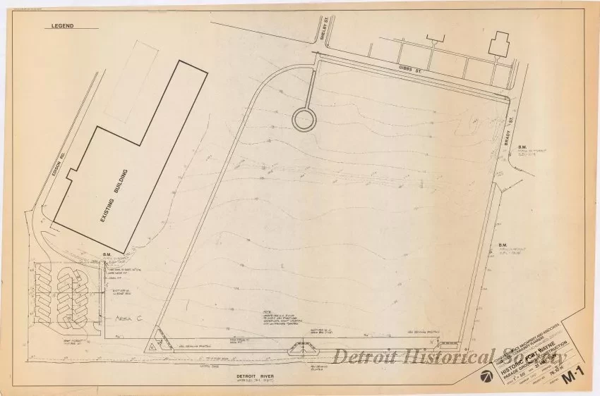 Blueprint - Historic Fort Wayne Parade Grounds Construction