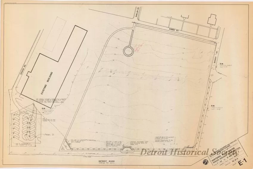 Blueprint - Historic Fort Wayne Parade Grounds Construction