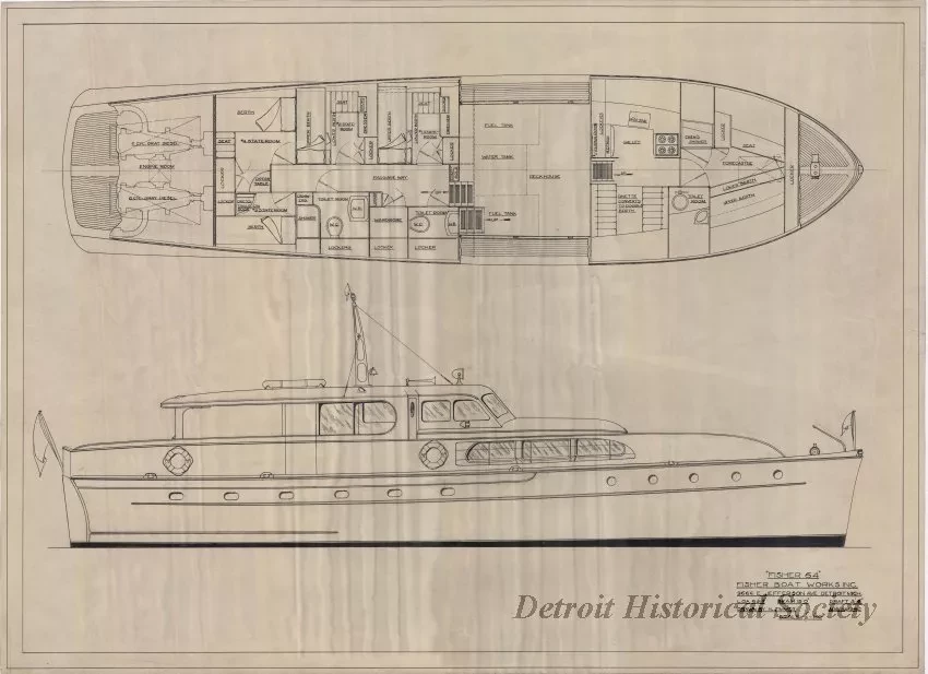 Drawing, Technical - Fisher 64