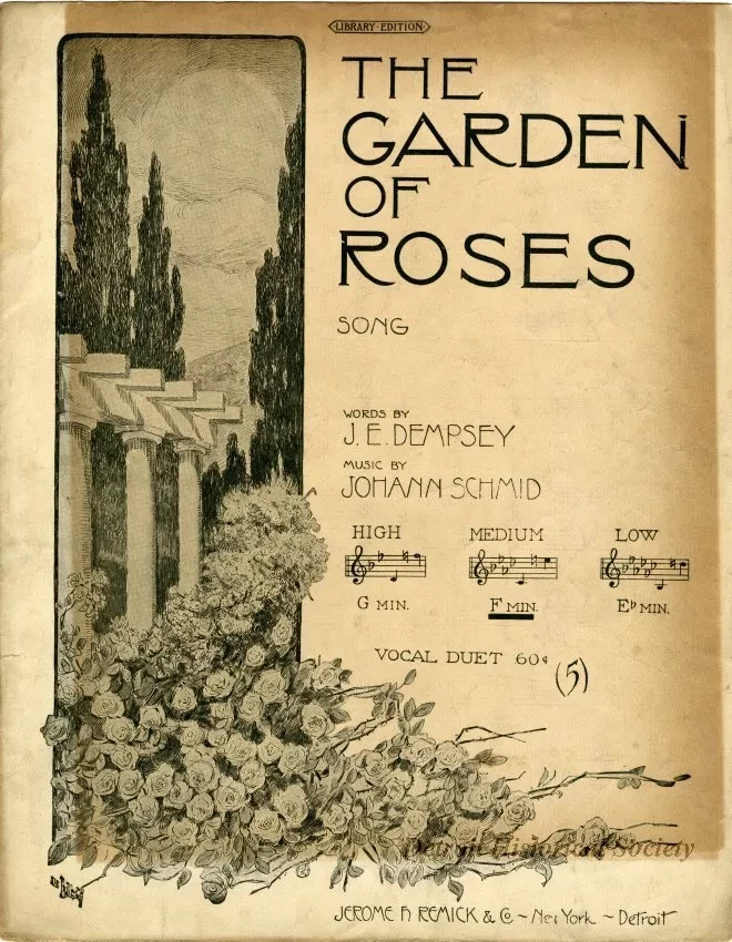 Music, Sheet - The Garden of Roses
