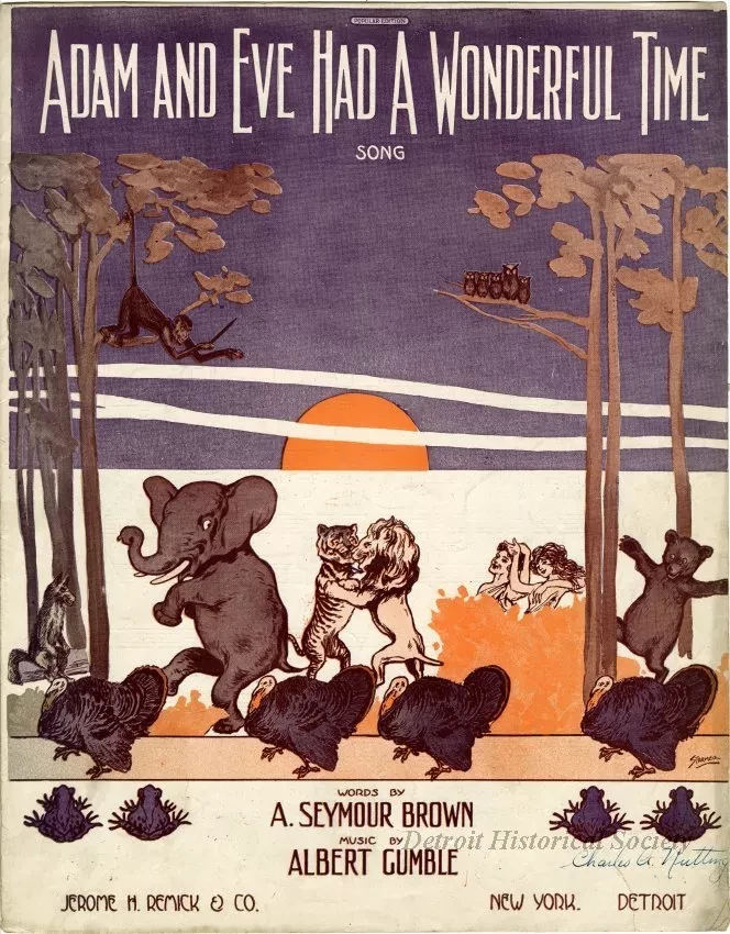 Music, Sheet - Adam and Eve Had a Wonderful Time