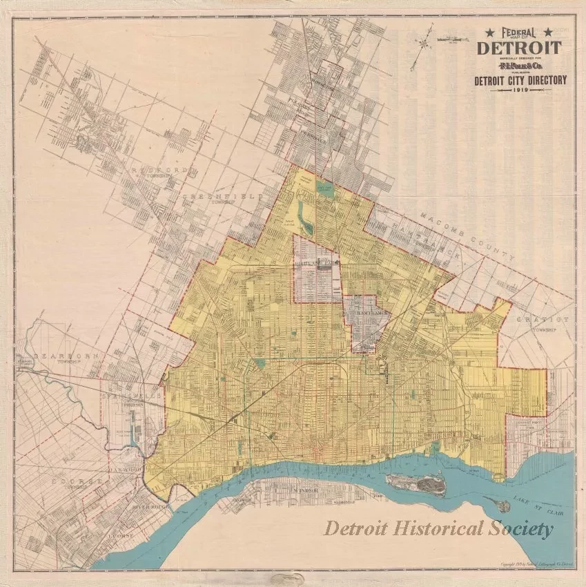 Map - Federal Map of Detroit