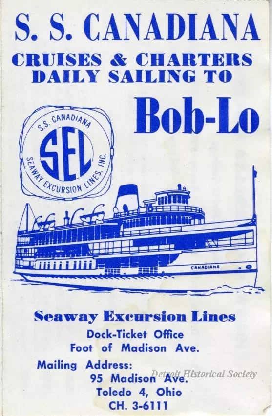 Schedule - S.S. Canadiana