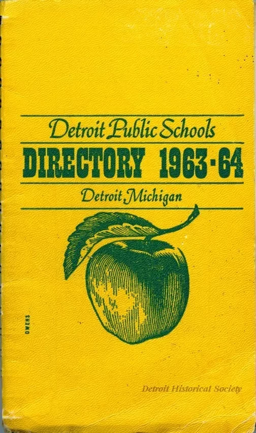 Directory - Detroit Public Schools Directory, 1963-64