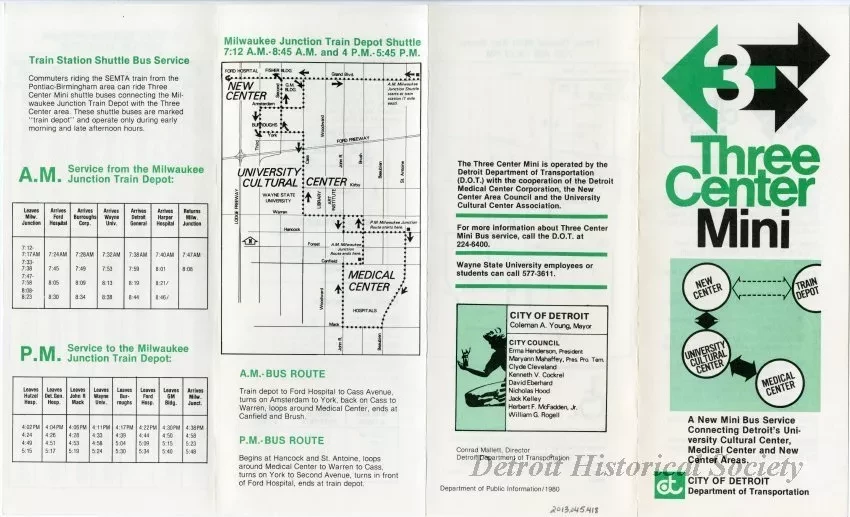 Pamphlet - Three Center Mini