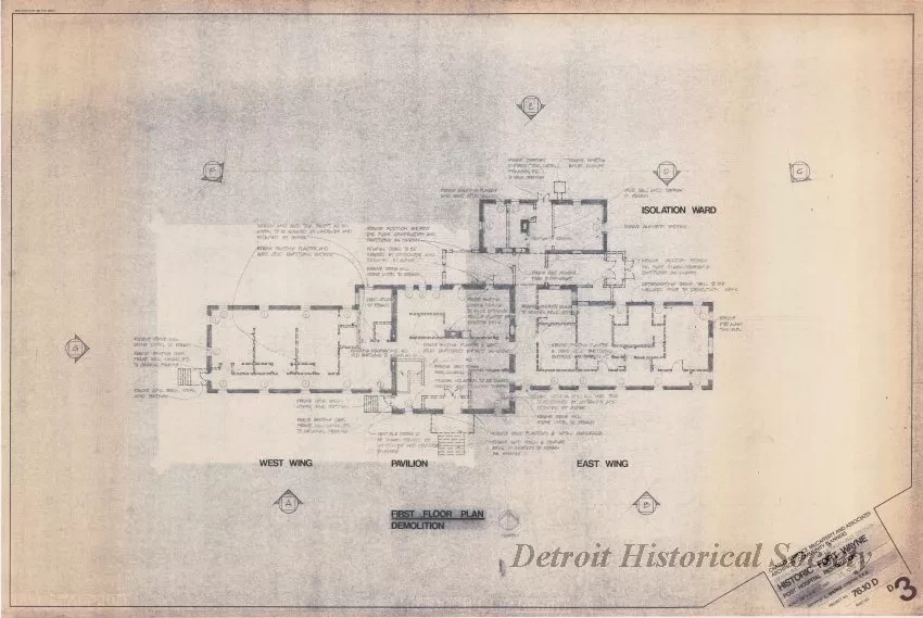 Blueprint - Historic Fort Wayne, 
Post Hospital Restoration