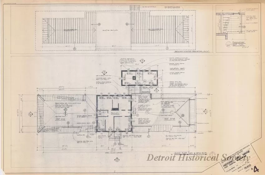 Blueprint - Historic Fort Wayne,
Post Hospital Restoration