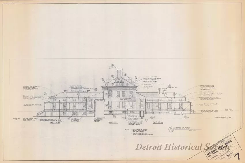 Blueprint - Historic Fort Wayne,
Post Hospital Restoration