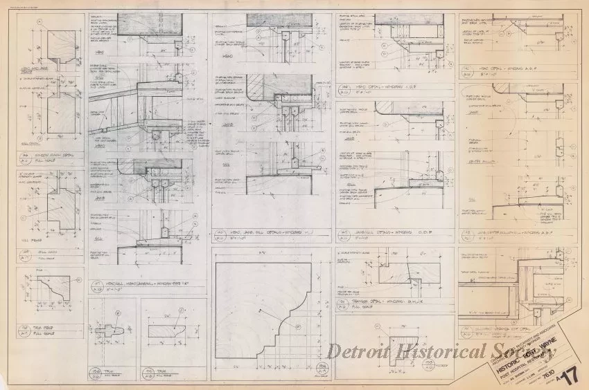 Blueprint - Historic Fort Wayne, 
Post Hospital Restoration