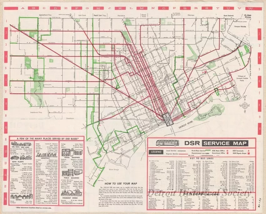 Map - DSR Service Map