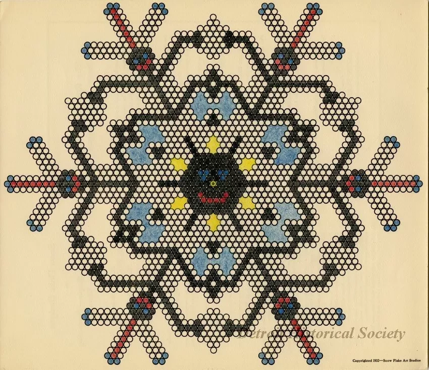 Packet - Wonder Design Forms, Snow Flake Pattern