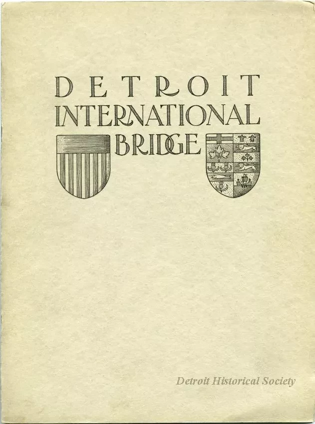 Booklet - Detroit International Bridge