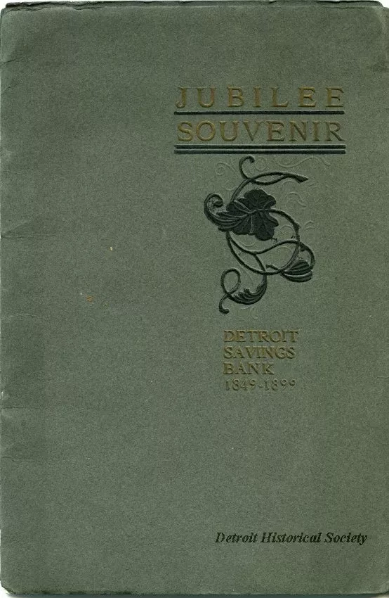 Booklet - Jubilee of the Detroit Savings Bank