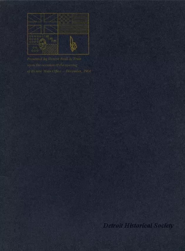 Booklet - Detroit, Fort Lernoult, and the American Revolution