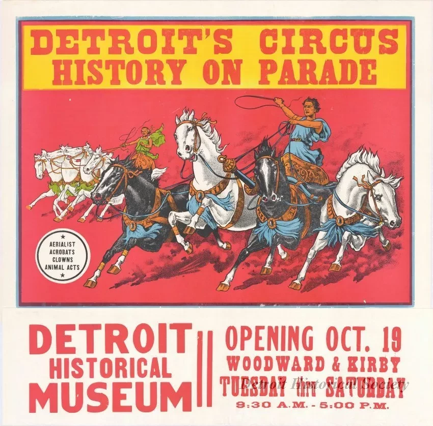 Poster - Detroit's Circus History on Parade