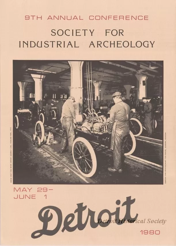 Poster - 9th Annual Conference -
Society for Industrial Archeology