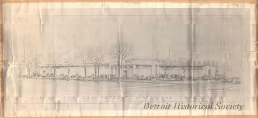 Drawing, Architectural - Museum for the Detroit Historical Commission