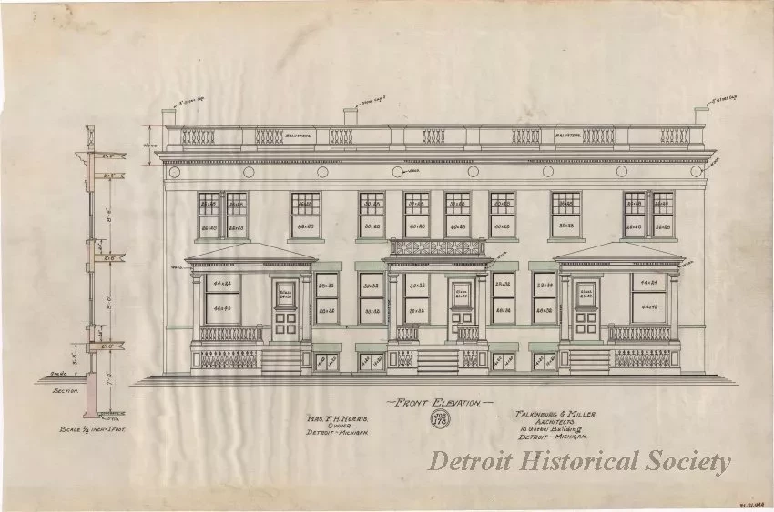 Drawing, Architectural - Front Elevation