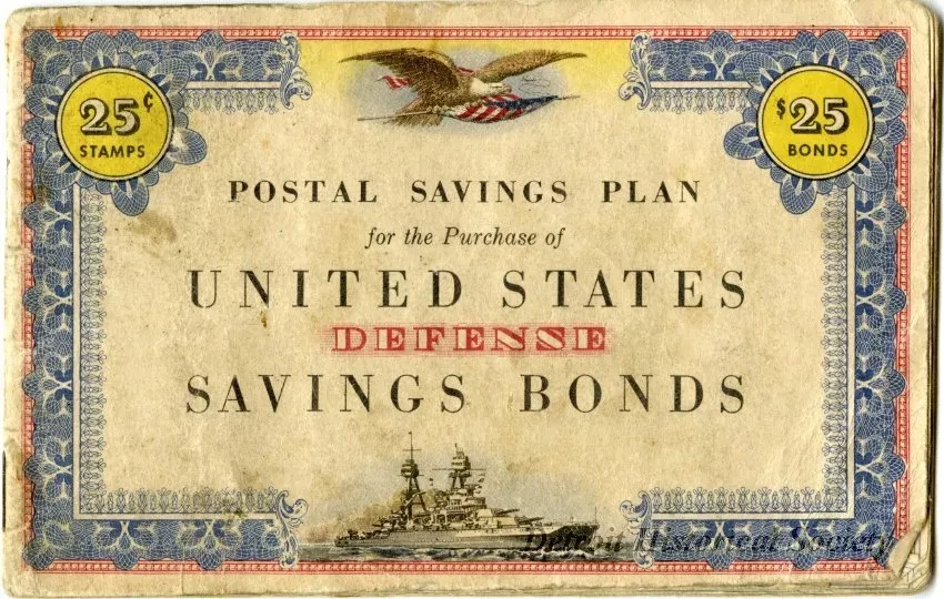 Book, Stamp - Postal Savings Plan for the Purchase of United States Defense Savings Bonds