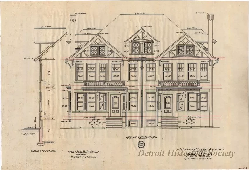 Drawing, Architectural - Front Elevation