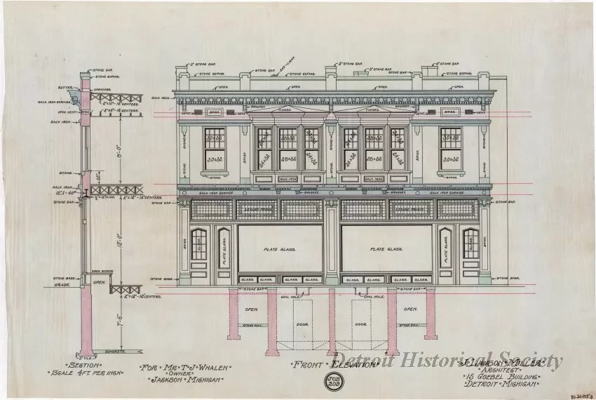 Drawing, Architectural - Front Elevation