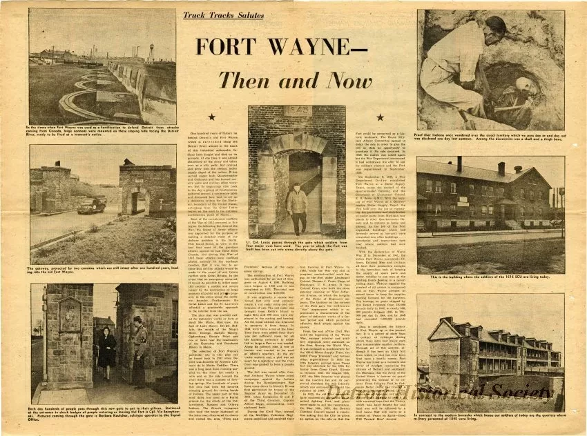 Newspaper - Truck Tracks