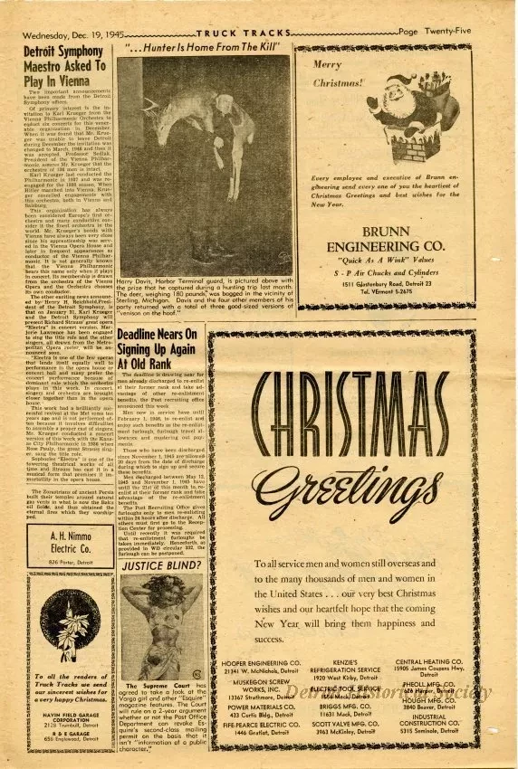 Newspaper - Truck Tracks