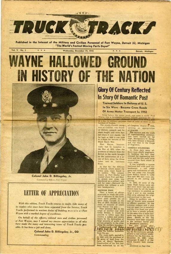 Newspaper - Truck Tracks