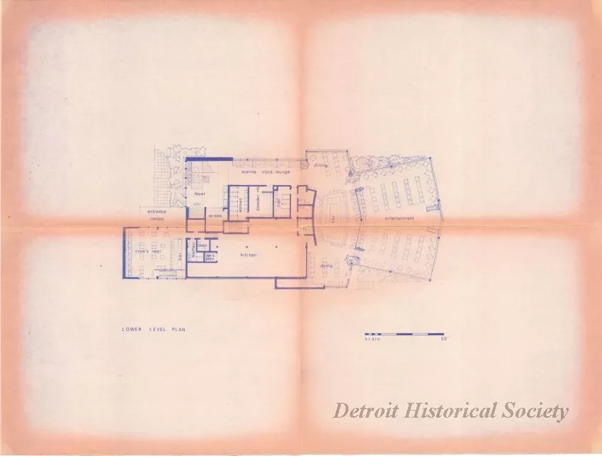 Blueprint - Lower Level Plan