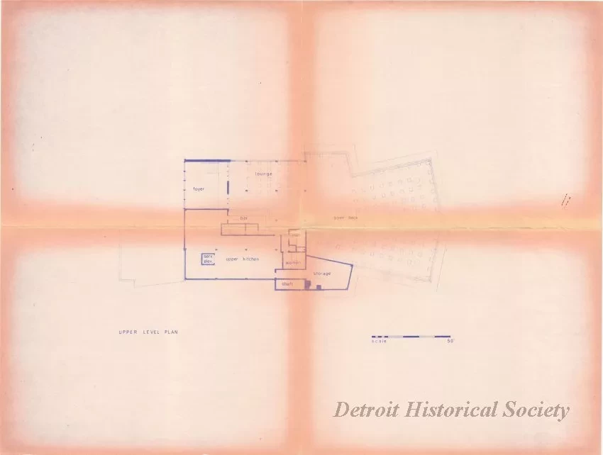 Blueprint - Upper Level Plan