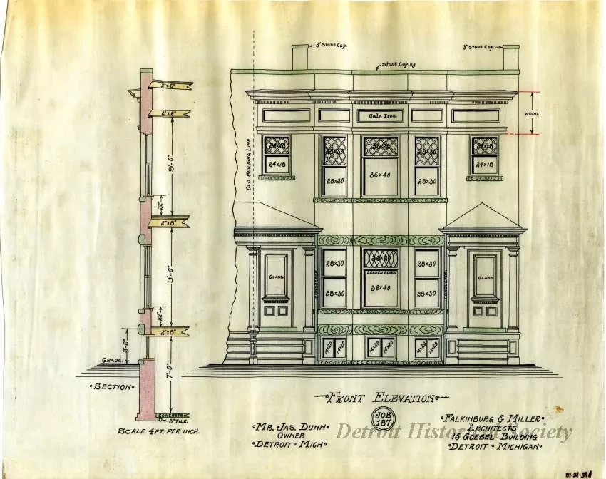 Drawing, Architectural - Front Elevation