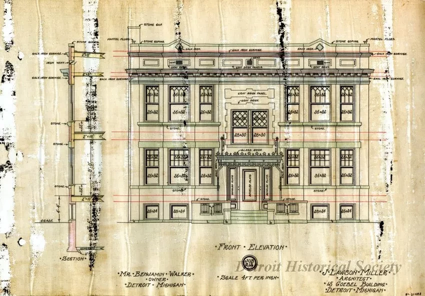Drawing, Architectural - Front Elevation