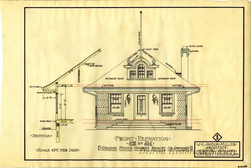 Drawing, Architectural - Front Elevation