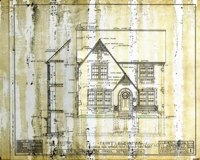 Drawing, Architectural - Front Elevation